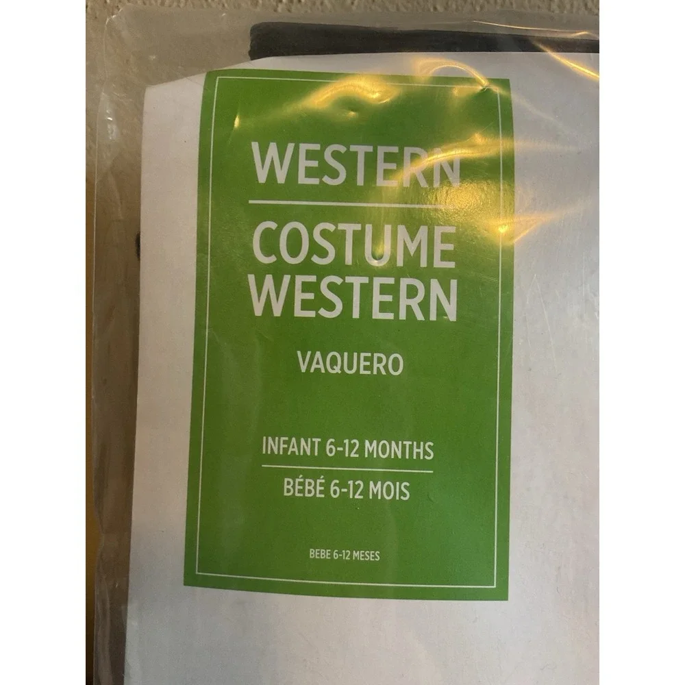 New Western Cowboy‎ Infant Halloween Costume 6-12 Months - Picture 2 of 2